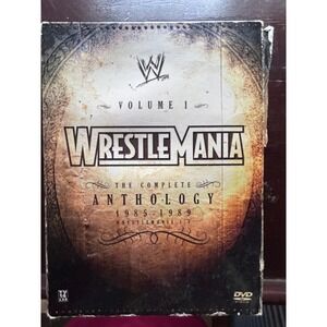 WWE WrestleMania The Complete Anthology Volume I 1985-1989 5-Disc DVD Box Set